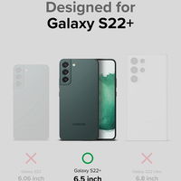 Ringke Onyx Design tvirtas dėklas Samsung Galaxy S22+ (S22 Plus), juodas (X) ()