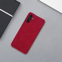 Nillkin Qin odinis dėklas Samsung Galaxy A13 5G rudos spalvos