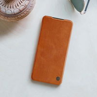 Nillkin Qin odinis dėklas Samsung Galaxy A13 5G rudos spalvos