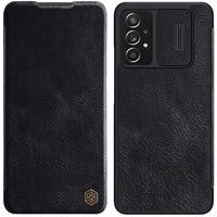 Nillkin Qin odinis dėklas Samsung Galaxy A73 juodas