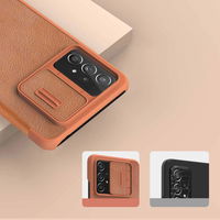 Nillkin Qin odinis dėklas Samsung Galaxy A73 raudonas