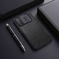 Nillkin Qin odinis dėklas Samsung Galaxy A73 raudonas