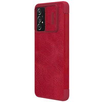 Nillkin Qin odinis dėklas Samsung Galaxy A73 raudonas