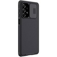 Nillkin CamShield Pro Case šarvuotas dėklas fotoaparato dangtelis Samsung Galaxy A73 juodas