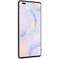 Nillkin Textured Case patvarus sustiprintas dėklas su gelio rėmeliu ir nailonine nugarėle Honor 50 Pro juodas