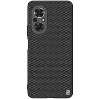Nillkin Textured Case patvarus sustiprintas dėklas su gelio rėmeliu ir nailonine nugarėle Honor 50 SE juodas