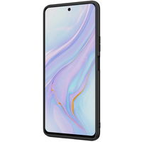 Nillkin Textured Case patvarus sustiprintas dėklas su gelio rėmeliu ir nailonine nugarėle Honor 50 SE juodas