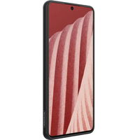 Nillkin Textured Case patvarus sustiprintas dėklas su gelio rėmeliu ir nailonine nugarėle Samsung Galaxy A73 , juodas