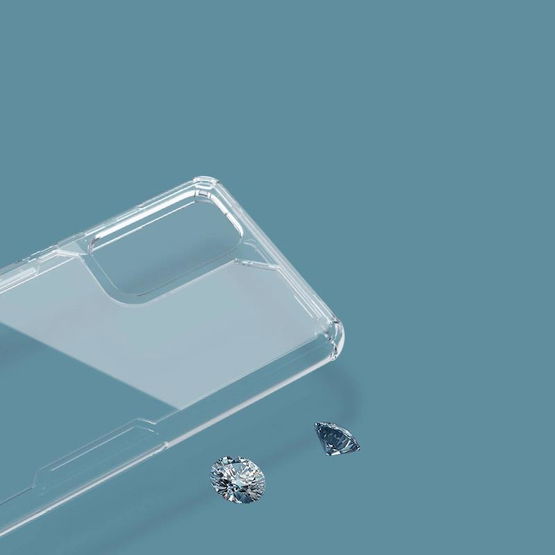Nillkin Nature Pro dėklas Samsung Galaxy A73 šarvuotas dėklas skaidrus dangtelis