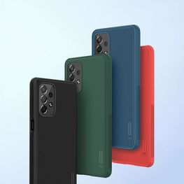 Nillkin Super Frosted Shield Pro patvarus dėklas Samsung Galaxy A73 , juodas