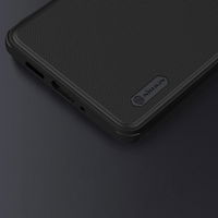 Nillkin Super Frosted Shield Pro patvarus dėklas Samsung Galaxy A73 , juodas