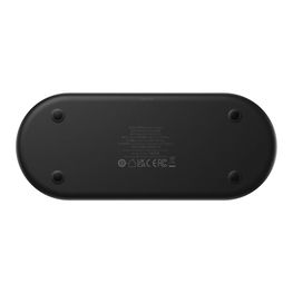Baseus skaitmeninis LED ekranas, dvigubas belaidis įkroviklis su skaitmeniniu ekranu, 20 W, juodas (WXSX010101)