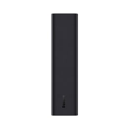 Baseus Adaman2 maitinimo blokas su skaitmeniniu ekranu 20000 mAh, 30 W, 2 x USB / 1 x C tipo USB Power Delivery, greitasis įkrovimas SCP, Oppo Super VOOC , juodas (PPAD050101)