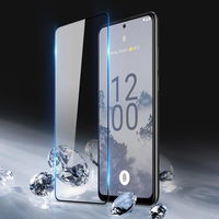 10D grūdintas stiklas Nokia X30 9H grūdintas stiklas su juodu rėmeliu