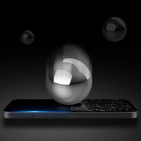 9D grūdintas stiklas Oppo A17 9H grūdintas stiklas su juodu rėmeliu