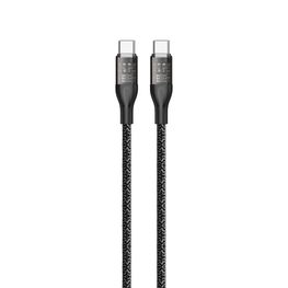 120 W 1 m USB C L22C greitojo įkrovimo kabelis - pilkas