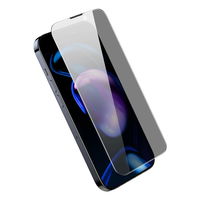 Baseus privatumo grūdintas stiklas iPhone 14 Pro visam ekranui 0,3 mm privatumo Anti Spy filtras + montavimo rėmelis