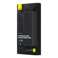 Baseus privatumo grūdintas stiklas iPhone 14 Pro visam ekranui 0,3 mm privatumo Anti Spy filtras + montavimo rėmelis