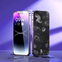 Baseus grūdintas stiklas iPhone 14 Pro Max visam ekranui su Anti Blue Light filtru ir 0,3 mm garsiakalbio dangteliu + tvirtinimo rėmelis