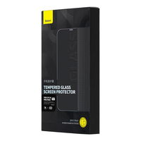 Baseus grūdintas stiklas iPhone 14 Pro Max visam ekranui su Anti Blue Light filtru ir 0,3 mm garsiakalbio dangteliu + tvirtinimo rėmelis