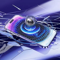 Baseus grūdintas stiklas iPhone 14 Pro Max visam ekranui su Anti Blue Light filtru ir 0,3 mm garsiakalbio dangteliu + tvirtinimo rėmelis
