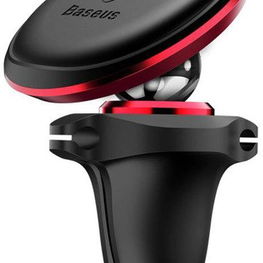Baseus (Overseas Edition) magnetinis automobilinis laikiklis ventiliacijos grotelėms - raudonas