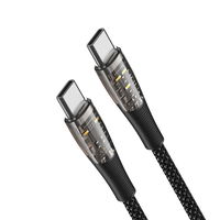 USB C laidas juodas 1 m 65W greitam įkrovimui