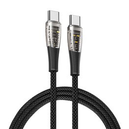 USB C laidas juodas 1 m 65W greitam įkrovimui