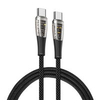USB C laidas juodas 1 m 65W greitam įkrovimui
