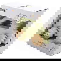 Medinis stumdomas automobilis žalias