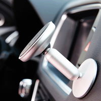 Baseus Bullet“ įmontuotas magnetinis prietaisų skydelio automobilio laikiklis juodas (SUYZD-01)
