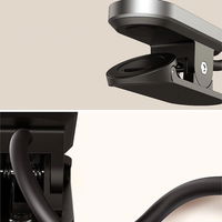 Baseus mini LED skaitymo lempa su spaustuku pilka (DGRAD-0G)