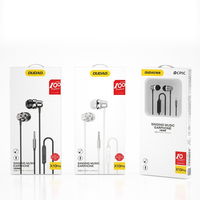 ausinės į ausis su nuotolinio valdymo pultu ir mikrofonu 3,5 mm mini lizdas baltos spalvos (X10 Pro white)