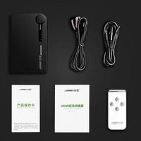 Jungiklis skirstytuvas skirstytuvas HDMI jungiklis - 3x HDMI 3D 4K 7,5 Gbps 36 bitų vienam kanalui juodas (40234)