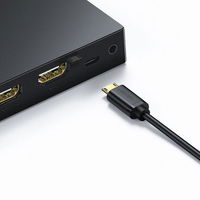 Jungiklis skirstytuvas skirstytuvas HDMI jungiklis - 3x HDMI 3D 4K 7,5 Gbps 36 bitų vienam kanalui juodas (40234)