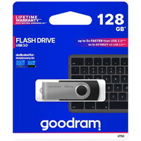 Pendrive 128 GB USB 3.2 Gen 1 UTS3 Goodram - juodas