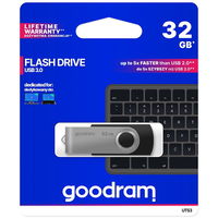 Pendrive 32 GB USB 3.2 Gen 1 UTS3 Goodram - juoda