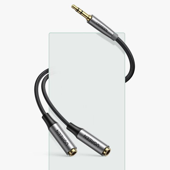 aUX 3,5 mm mini lizdo ilgintuvas 0,2 m juodas (AV191 50253)