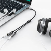 aUX 3,5 mm mini lizdo ilgintuvas 0,2 m juodas (AV191 50253)