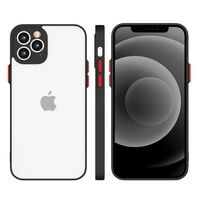 Milky Case silikoninis lankstus permatomas dėklas, skirtas Samsung Galaxy S21 Ultra 5G juodas