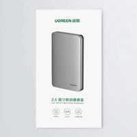 2,5 SATA 3.0 6Gb/s standžiojo disko kišeninis korpusas pilkas + USB - C tipo USB 0,5 m kabelis (CM300)