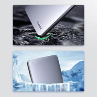 2,5 SATA 3.0 6Gb/s standžiojo disko kišeninis korpusas pilkas + USB - C tipo USB 0,5 m kabelis (CM300)