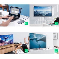 2,5 SATA 3.0 6Gb/s standžiojo disko kišeninis korpusas pilkas + USB - C tipo USB 0,5 m kabelis (CM300)