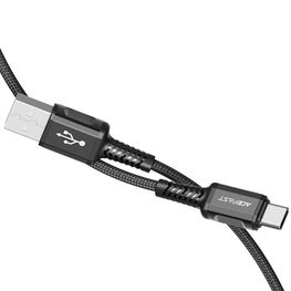 Acefast USB kabelis - C tipo USB 1,2 m, 3A, juodas (C1-04 juodas)