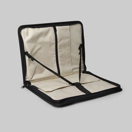 Ringke Smart Zip Pouch universalus dėklas nešiojamajam kompiuteriui, planšetiniam kompiuteriui (iki 13), stovas, krepšys, organizatorius, smėlio spalvos (HRT89325)