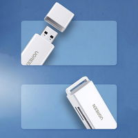Nešiojamasis TF/SD kortelių skaitytuvas, skirtas USB 3.0, juodas (CM104)