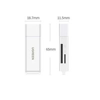 Nešiojamasis TF/SD kortelių skaitytuvas, skirtas USB 3.0, juodas (CM104)