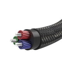 AUX mini lizdo 3,5 mm 1,5 m mėlynos spalvos (AV118)