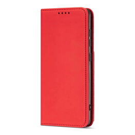 Magnetinis kortelės dėklas Samsung Galaxy A53 5G Pouch Wallet Card Holder Red