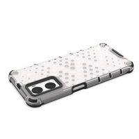 Honeycomb case armored cover with gel frame Oppo A76 / Oppo A36 / Realme 9i transparent